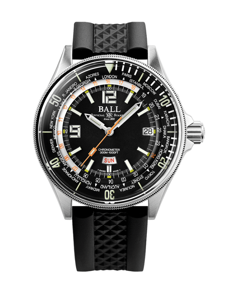 Ball engineer master on sale ii worldtime diver